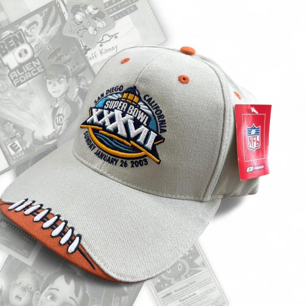 Vintage San Diego Raiders vs Buccaneers Super Bowl‎ XXXVII hat